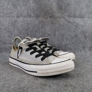 Converse Shoes Womens 6 Sneakers Chuck Taylor All Star Double Tongue Casual Grey